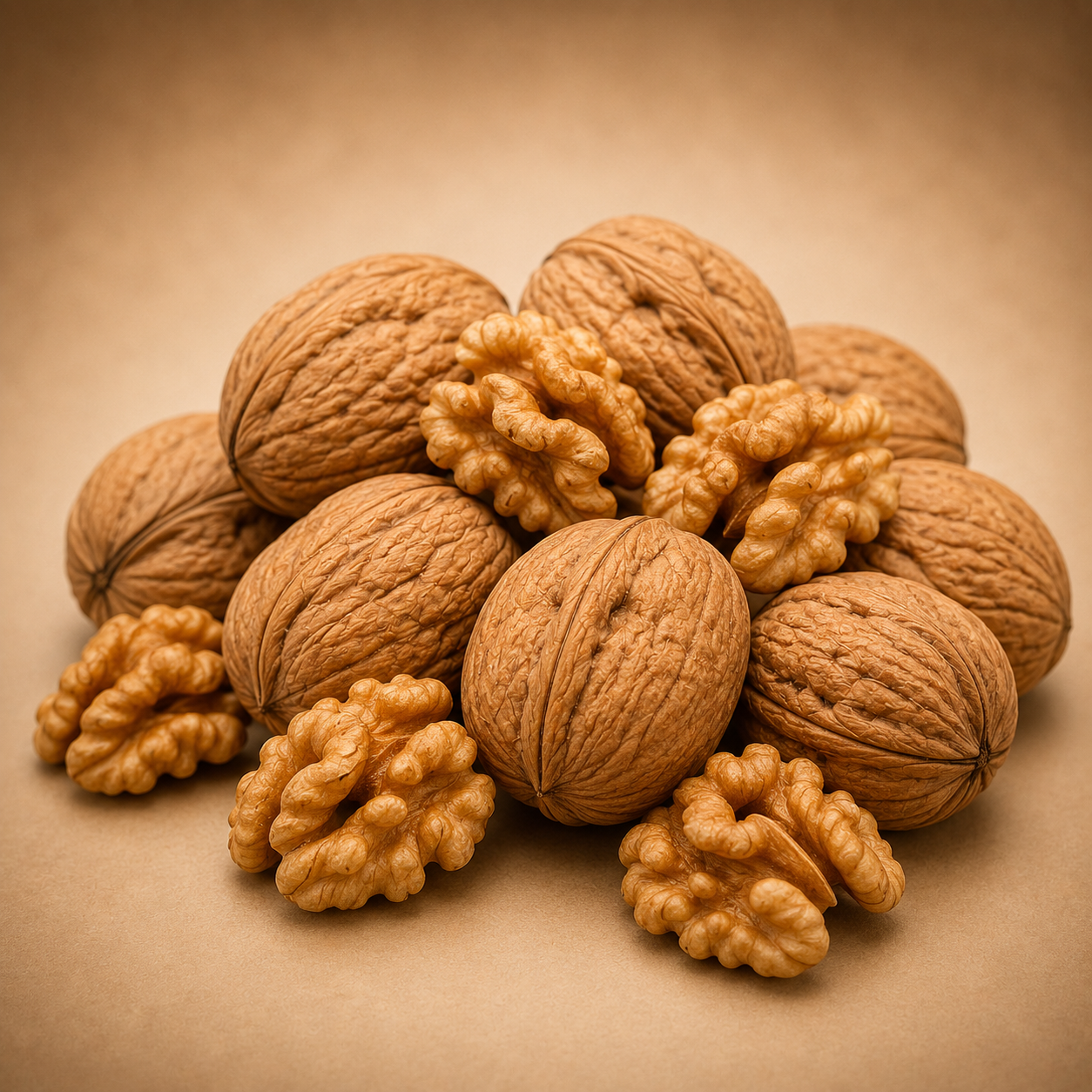 Kashmiri Walnuts - Front View